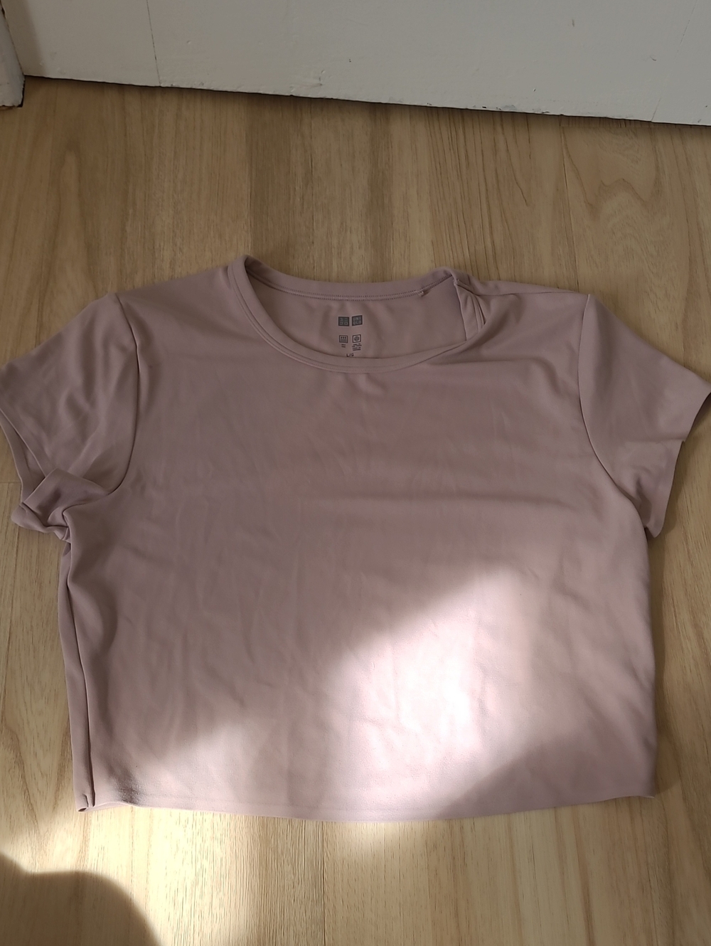 Uniqlo Women's Short Sleeve Tee - Dusty Rose